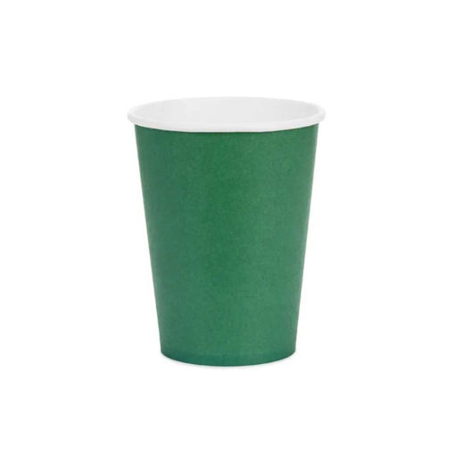 Picture of PAPER CUPS GREEN 250ML - 6 PACK